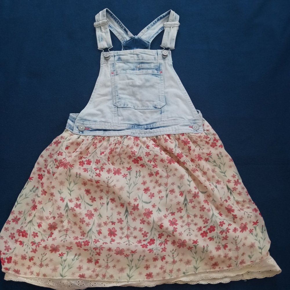 Girls Bib Overall dress